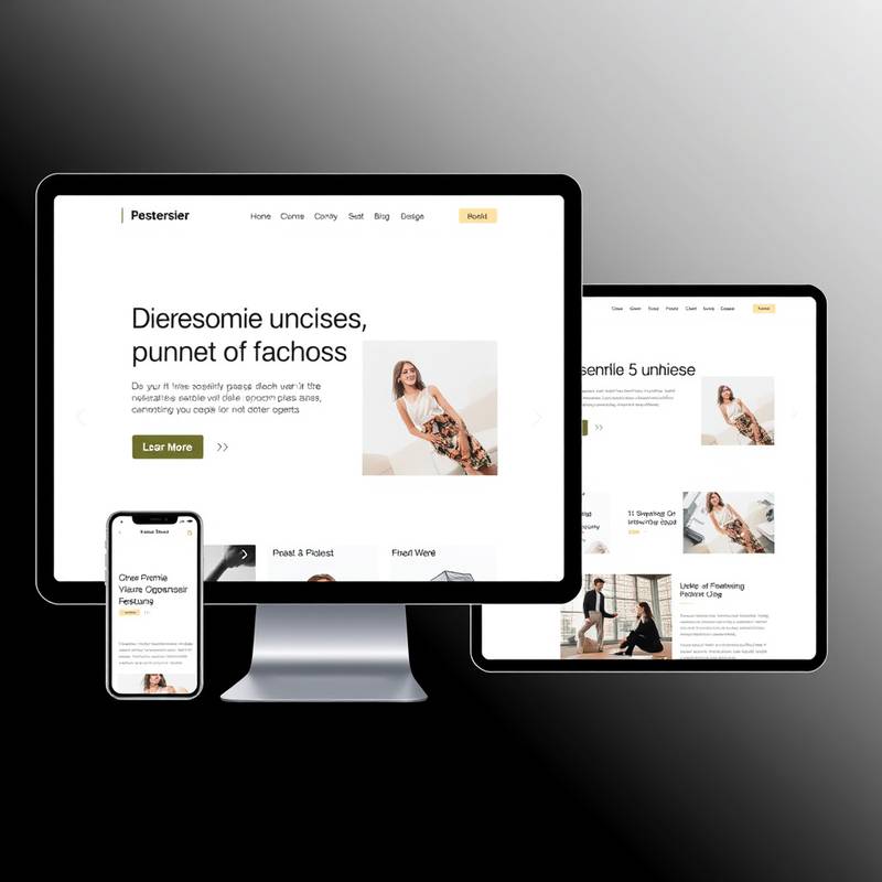 Diseño web responsive y moderno